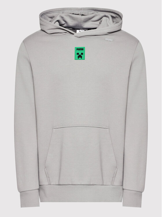 Puma Puma Bluza MINECRAFT 534376 Szary Regular Fit