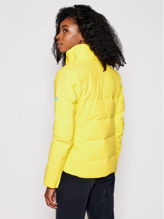 Descente Descente Pūkinė striukė Seraphina DWWQGK18 Geltona Athletic Fit