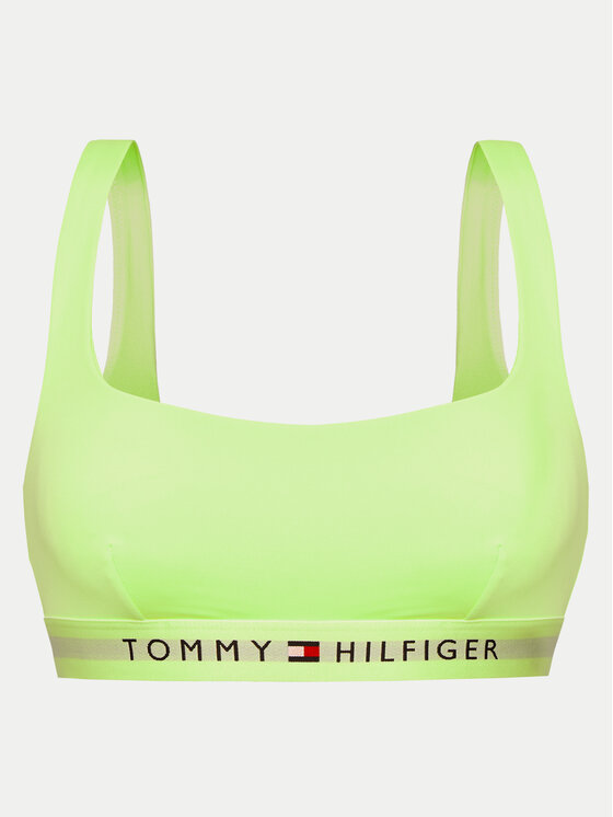 Tommy Hilfiger Tommy Hilfiger Gornji dio kupaćeg kostima UW0UW04108 Zelena