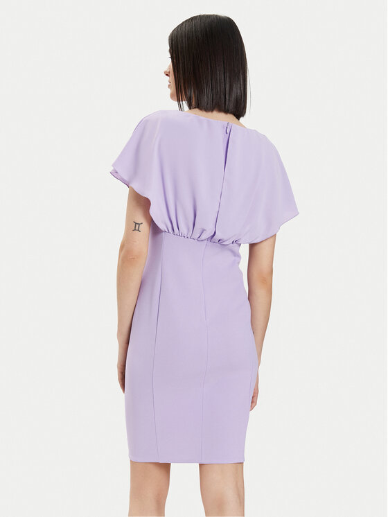 Rinascimento Rinascimento Kokteilinė suknelė CFC0118271003 Violetinė Regular Fit