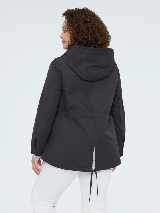 Fiorella Rubino Fiorella Rubino Płaszcz zimowy F054T001485N033 Czarny A-Line Fit
