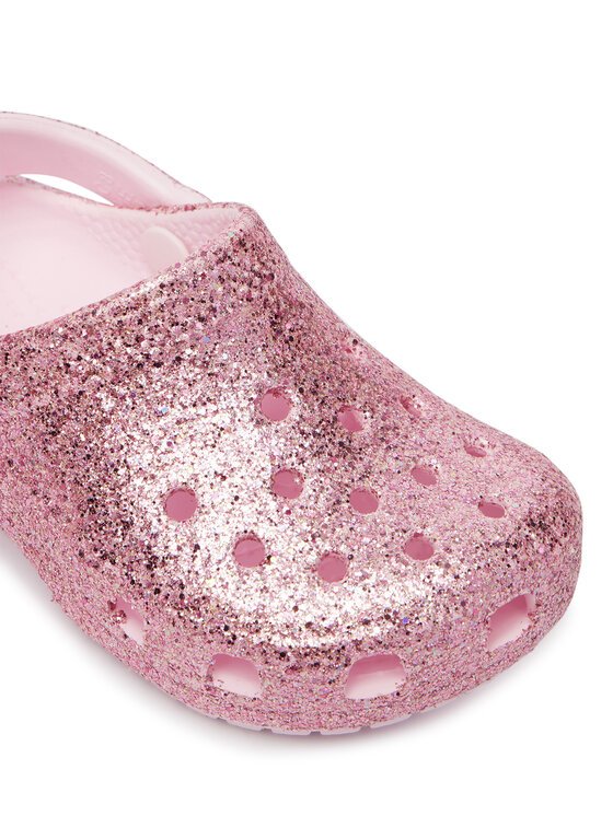 Crocs Crocs Plätud Classic Chunky Glitter Clog T 211940 Roosa