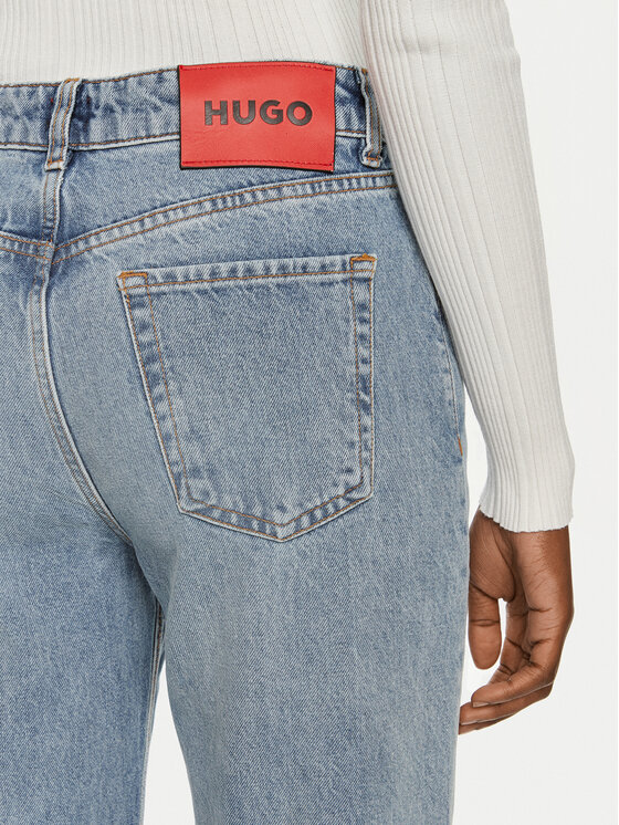 HUGO Hugo Jeans hlače 937_8 50519527 Modra Straight Fit