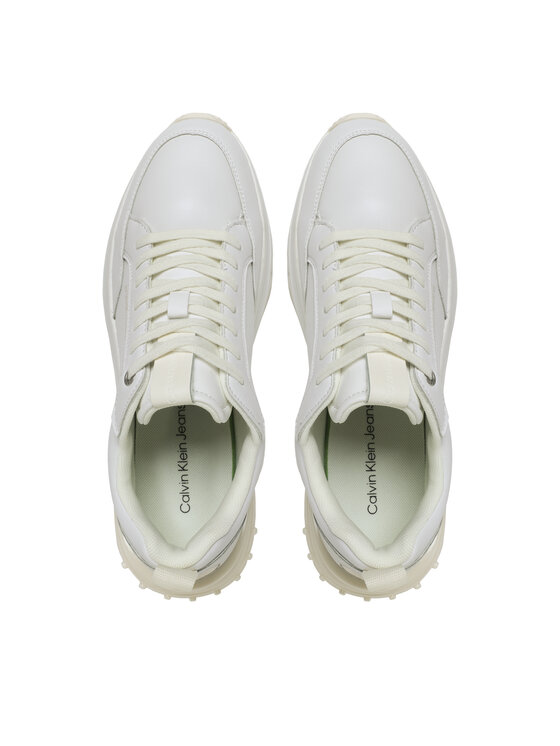 Calvin Klein Jeans Calvin Klein Jeans Sneakers Chunky Runner Rec Lth-Tpu Insert YM0YM00680 Weiß