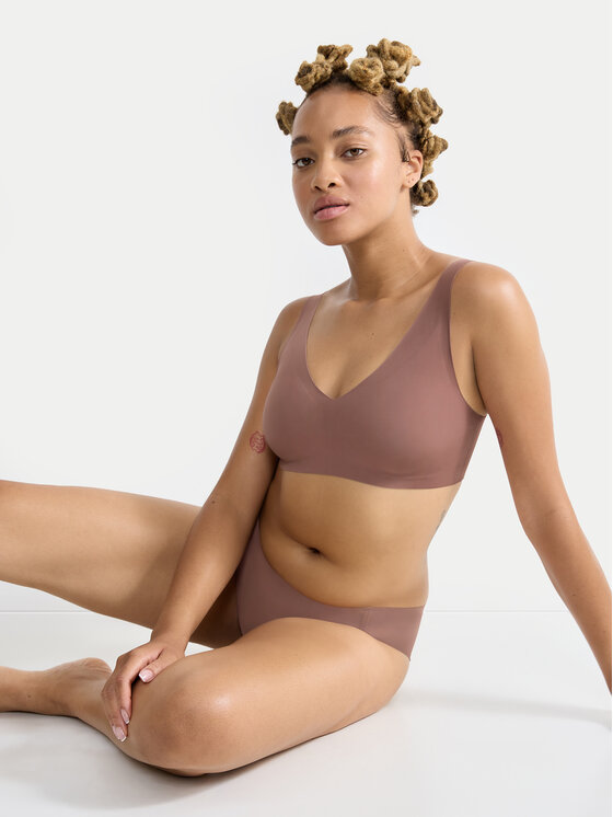 Sloggi Sloggi Reggiseno senza ferretto Zero Feel 10217728 Marrone