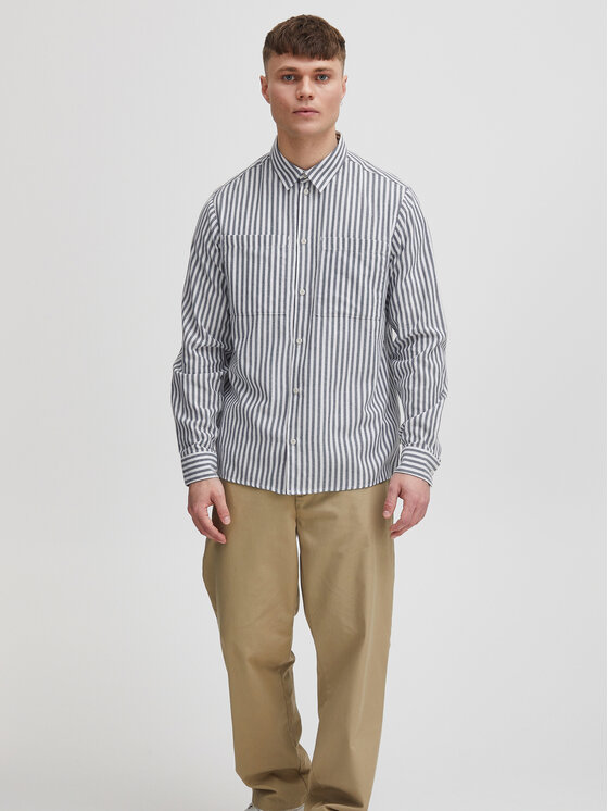 Solid Solid Košile 21107889 Modrá Regular Fit