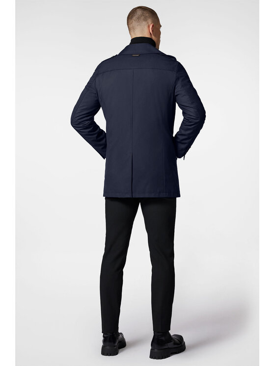 Próchnik Próchnik Płaszcz przejściowy PM1 PC131223000001 Granatowy Regular Fit