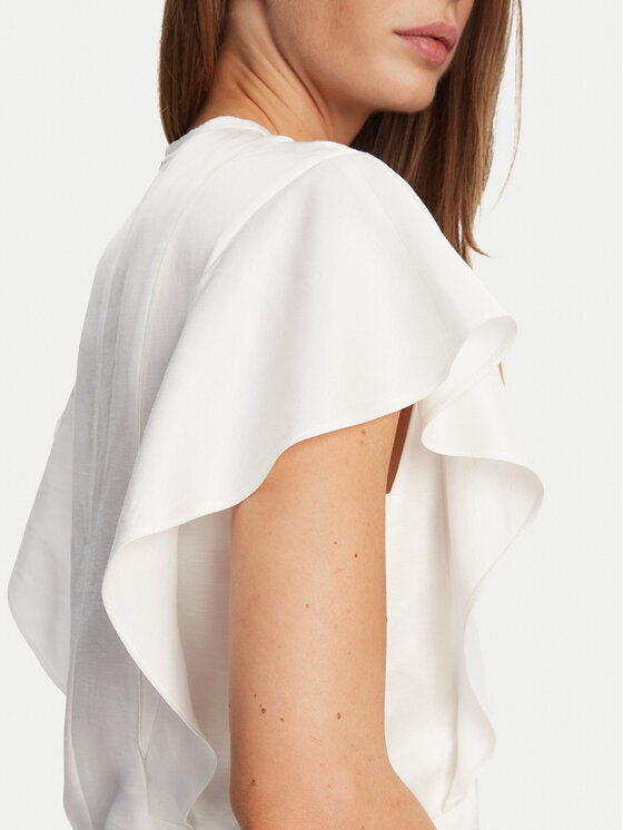 BOSS BOSS Blusa Beliniara 50540635 Bianco Regular Fit