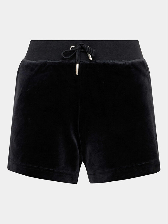 Juicy Couture Juicy Couture Спортивні шорти Eve JCCH221001 Чорний Regular Fit