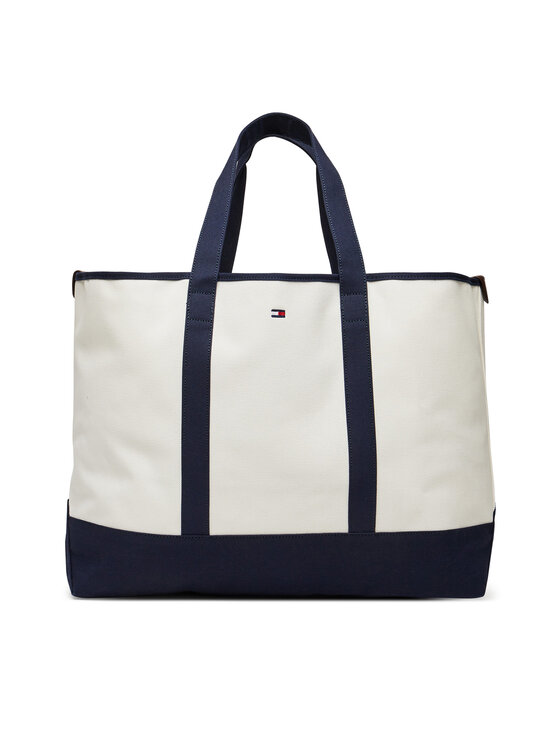 Tommy Hilfiger Tommy Hilfiger Kabelka Th Summer Tote AM0AM13557 Biela