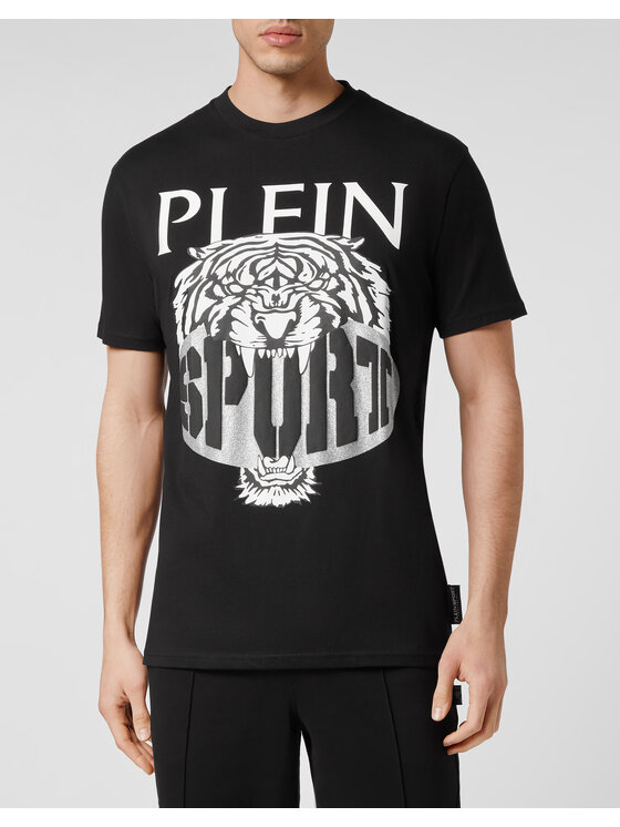 Plein Sport Plein Sport T-Shirt 1251 Czarny Regular Fit