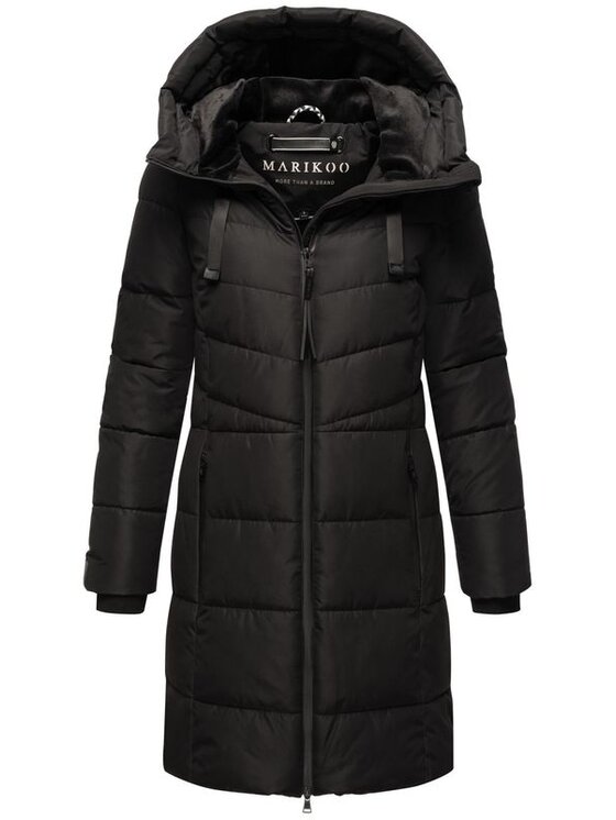 Marikoo Marikoo Kurtka zimowa Natsukoo Czarny Casual Fit