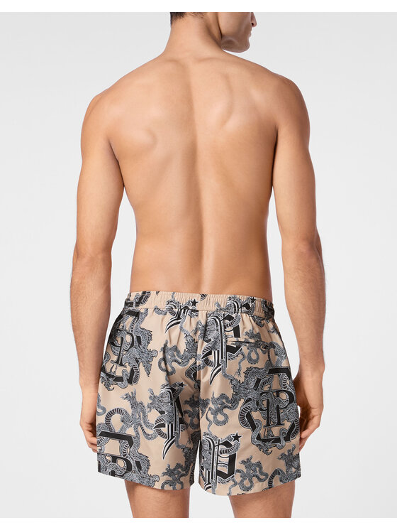 PHILIPP PLEIN PHILIPP PLEIN Kąpielówki 25013 Beżowy