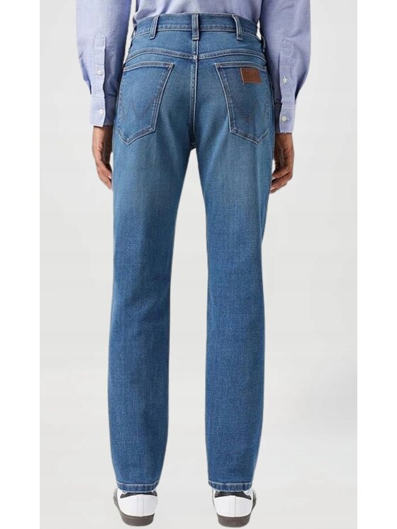 Wrangler Wrangler Jeansy Athletic Fit Niebieski Regular Fit