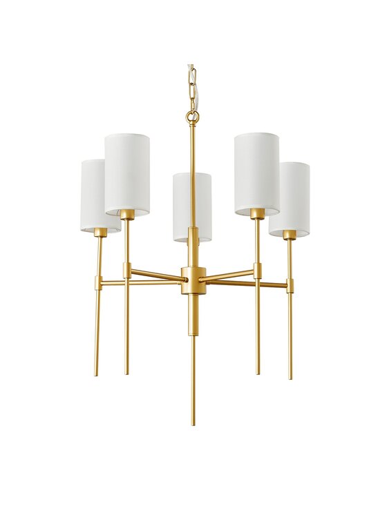 MIAhome MIAhome Lampa wisząca DARLING żyrandol złota 60 cm Złoty
