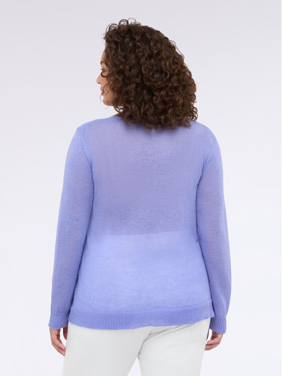 Fiorella Rubino Fiorella Rubino Maglione M767L008152N009 Viola Boxy Fit