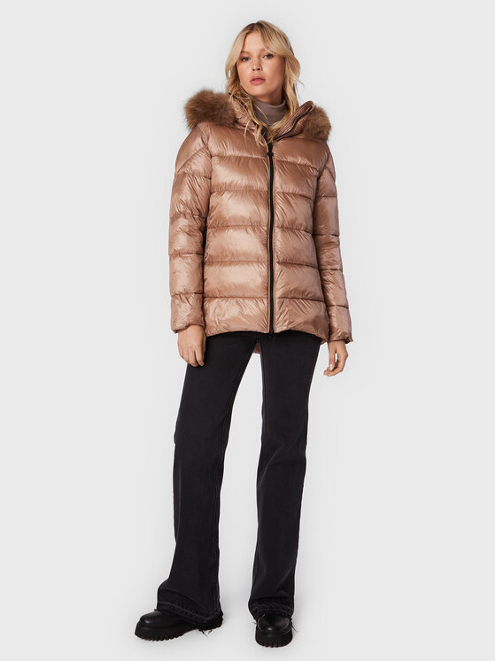 Frieda & Freddies Frieda & Freddies Зимно яке 8715C Бежов Regular Fit