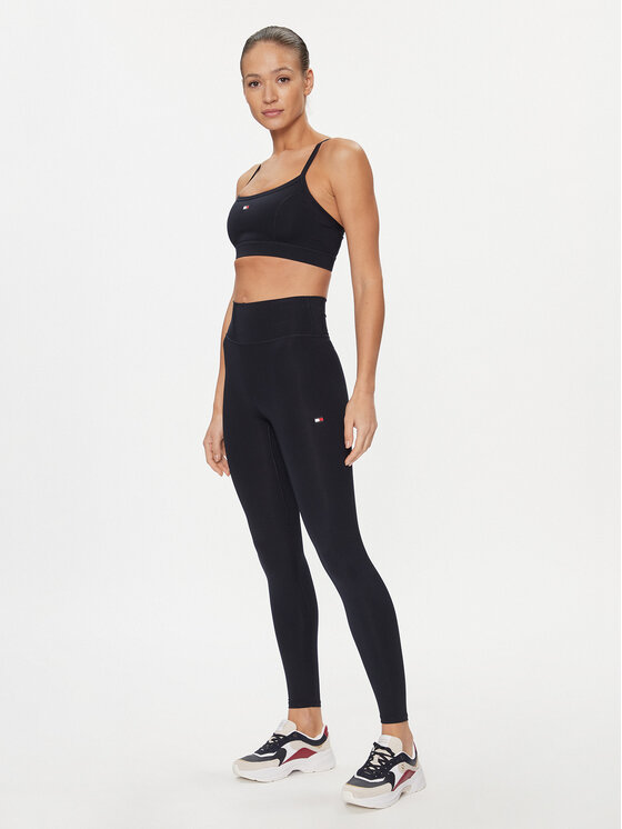 Tommy Hilfiger Tommy Hilfiger Leggings Essentials Flag WW0WW41083 Tamnoplava Slim Fit