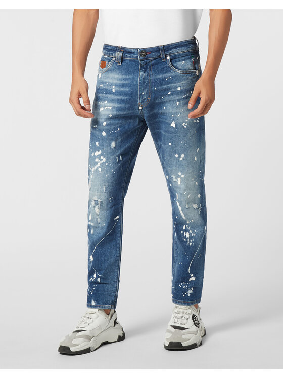 PHILIPP PLEIN PHILIPP PLEIN Jeansy 25871 Niebieski Slim Fit