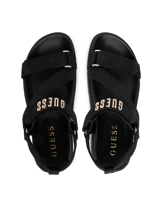 Guess Guess Sandały FLJFTT FAL03 Czarny