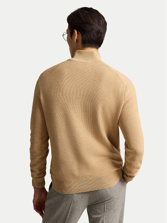 Polo Ralph Lauren Polo Ralph Lauren Πουλόβερ 710B18060007 Ανοιχτό καφέ Regular Fit