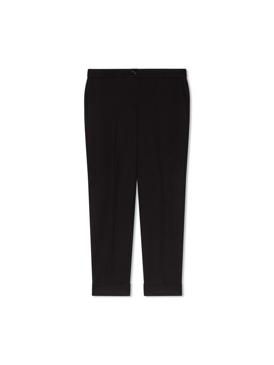 Fiorella Rubino Fiorella Rubino Pantaloni di tessuto P078L002495N033 Nero Regular Fit