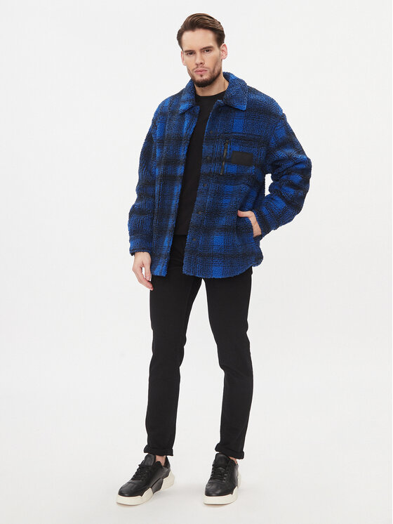 Calvin Klein Jeans Calvin Klein Jeans Átmeneti kabát J30J324312 Sötétkék Relaxed Fit