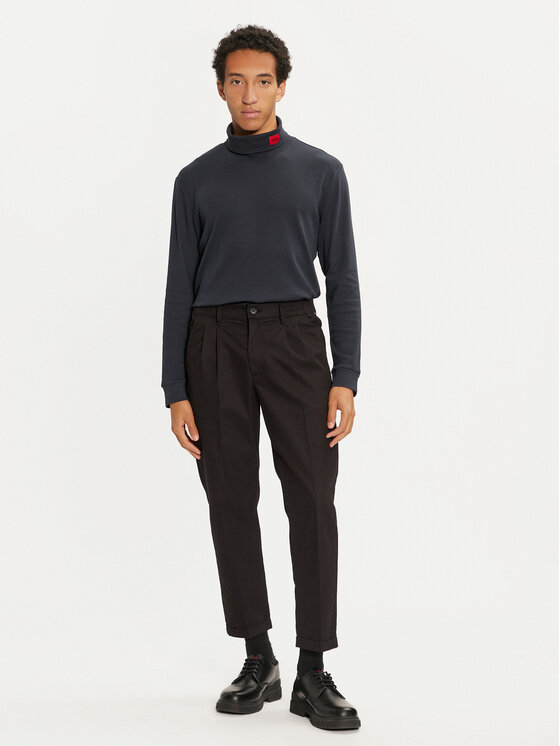 HUGO Hugo Гольф Derollo224 50479373 Cиній Slim Fit