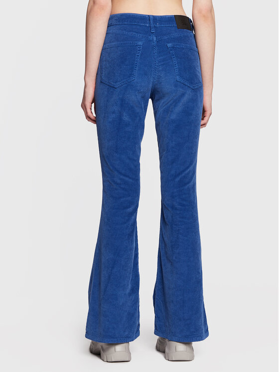 BDG Urban Outfitters BDG Urban Outfitters Штани з тканини 76282789 Голубий Flare Fit