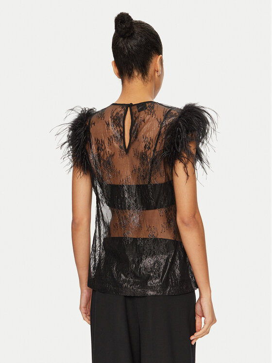 PINKO PINKO Блузка 102838 A1L7 Чорний Regular Fit