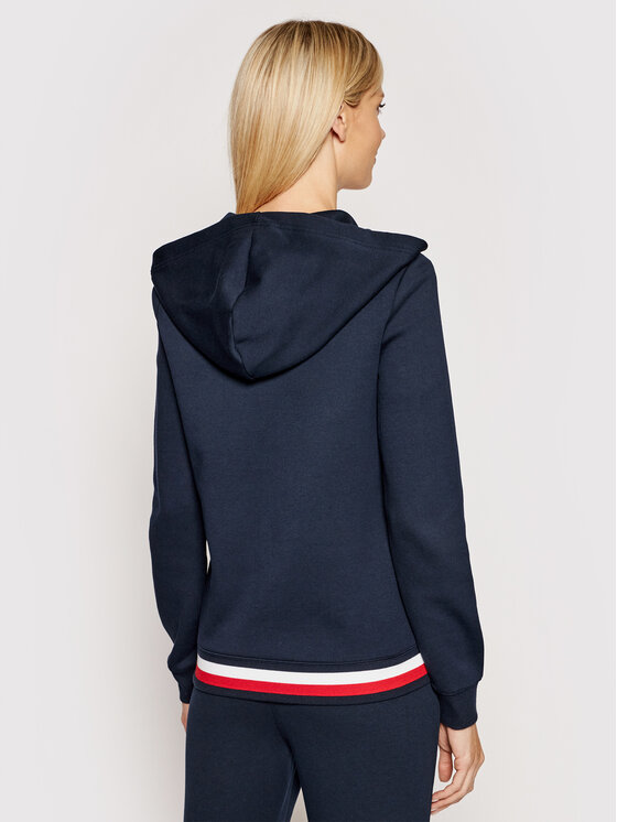 Tommy Hilfiger Tommy Hilfiger Pulóver Heritage WW0WW24971 Sötétkék Regular Fit