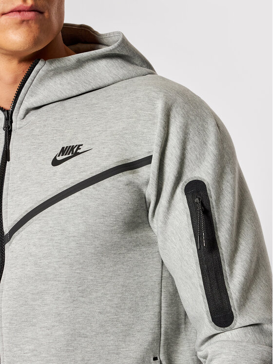 Nike Nike Bluza Sportswear Tech CU4489 Szary Standard Fit