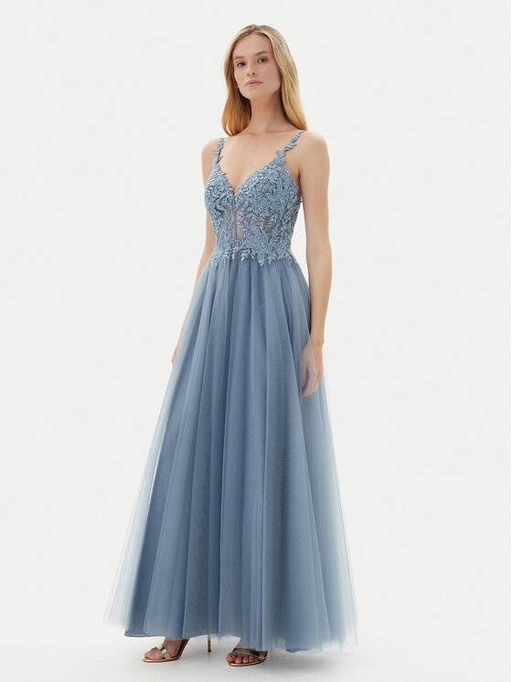 Hey Kyla Hey Kyla Rochie de seară 5AJ004HK Albastru Regular Fit