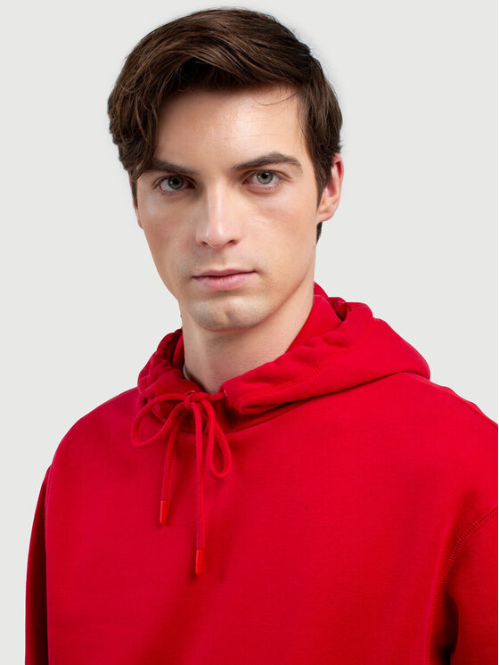 BIG STAR BIG STAR Bluza LITSONER_603_170 Czerwony Comfort Fit