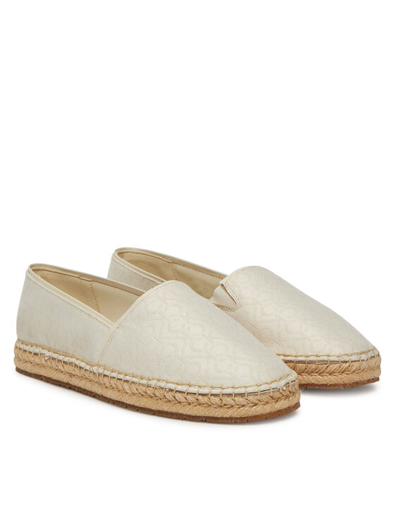 Calvin Klein Calvin Klein Espadrilles Flat Espadrille - Jacq HW0HW02467 Ekru