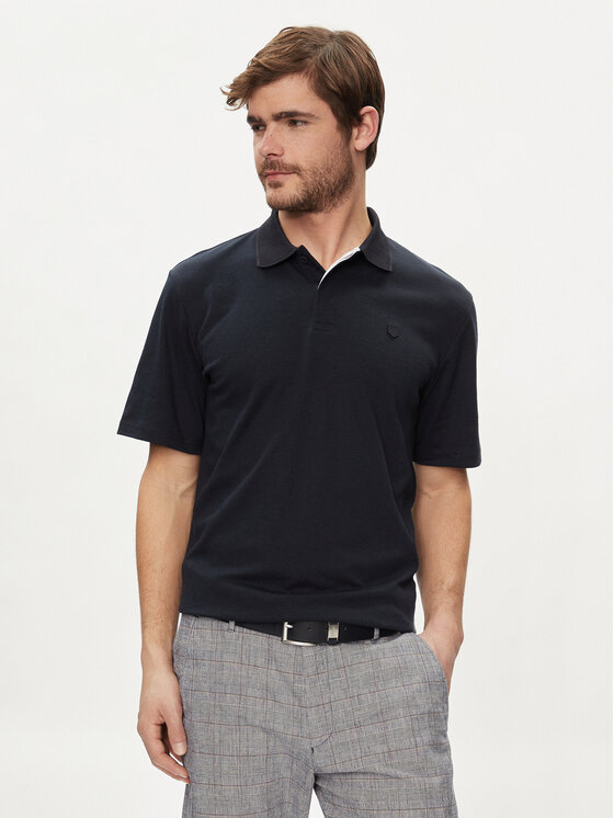 Jack&Jones Tricou polo Crodney 12251180 Bleumarin Regular Fit