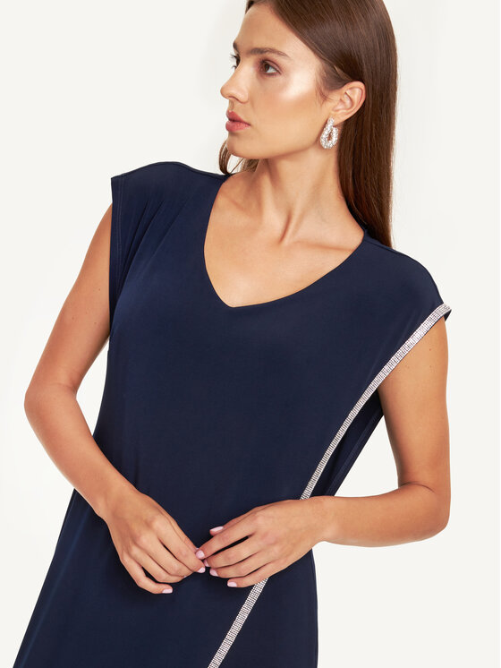 KMX KMX Kombinezon 192040012 Granatowy Fitted Fit