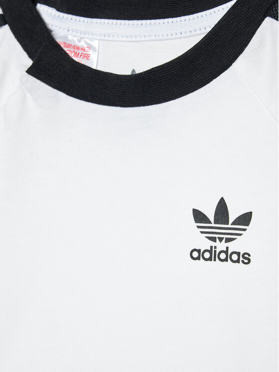 adidas adidas Marškinėliai 3-Stripes DV2824 Balta Regular Fit