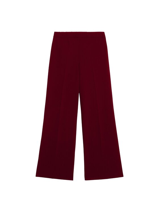 Oltre Oltre Pantaloni di tessuto P274J002362N026 Rosso Baggy Fit
