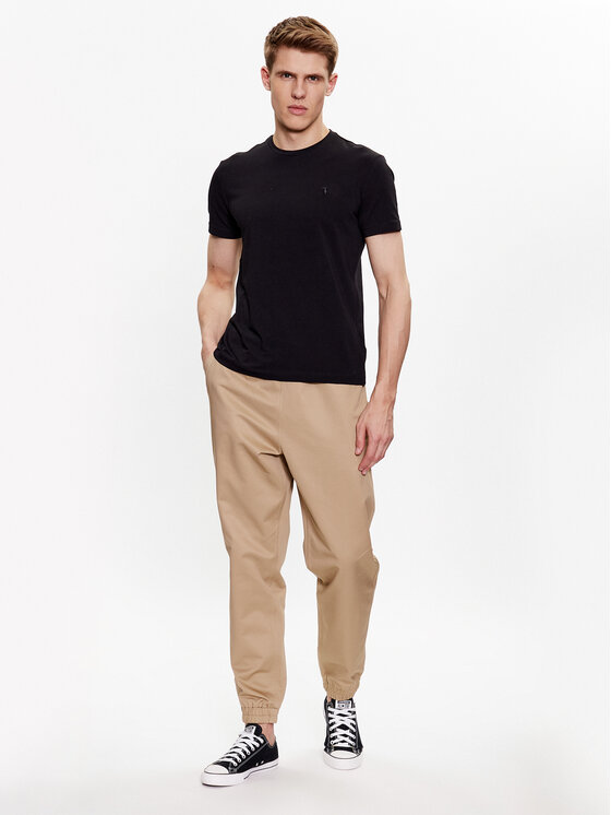 Converse Converse Jogger nohavice Star Chevron 10024606-A02 Béžová Regular Fit