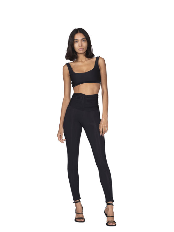Flavia Valentini Flavia Valentini Legginsy 107 Czarny Compression Fit
