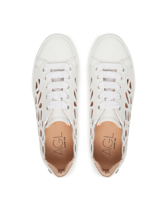 AGL AGL Sneakersy Mandi D925249PGKV187C944 Biały