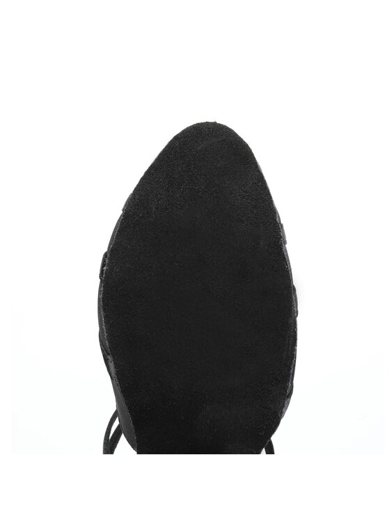 Burtan Dance Shoes Burtan Dance Shoes Sandały HAVANA Czarny