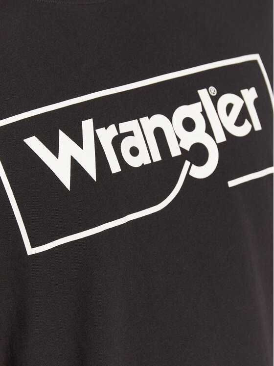 Wrangler Wrangler T-shirt Frame Logo W70JD3100 112319290 Nero Regular Fit