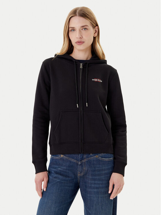 Guess Jeans Guess Jeans Sweatshirt W4YQ13 KC811 Schwarz Regular Fit