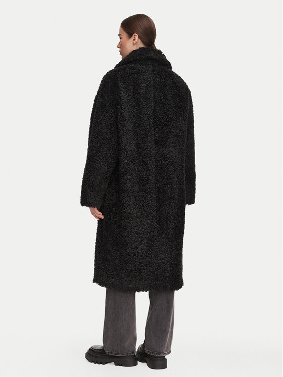 HUGO HUGO Dirbtinis kailinis Malite-1 50570962 Juoda Oversize