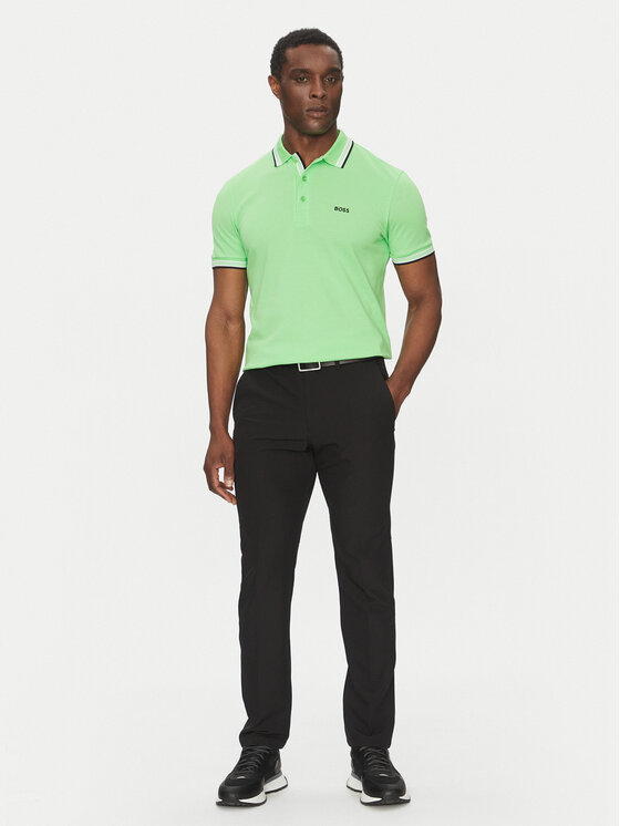 BOSS BOSS Polo Paddy 50469055 Zelena Regular Fit