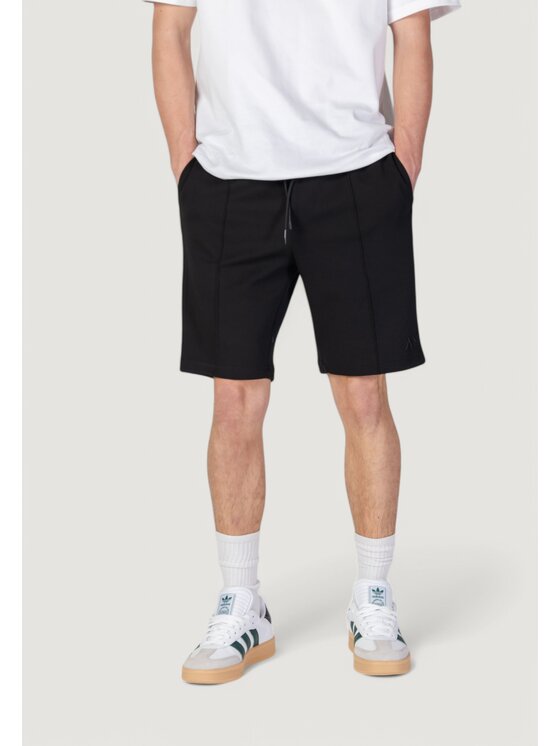 Szorty plażowe Antony Morato, Rozmiar S, Czarne, CARROT FIT WITH EMBROIDERED LOGO