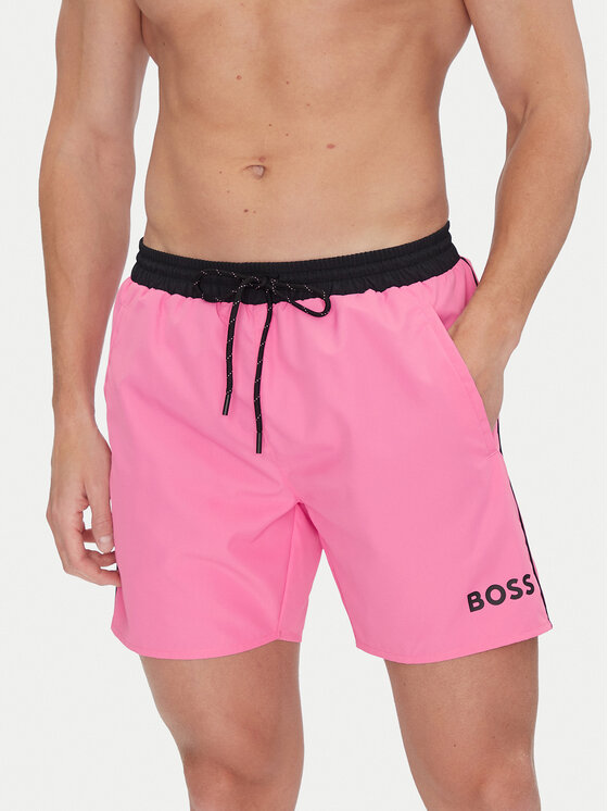 Pantaloni scurți pentru înot BOSS Bărbați, Mărimea: XXL, Roz, Starfish 50514429