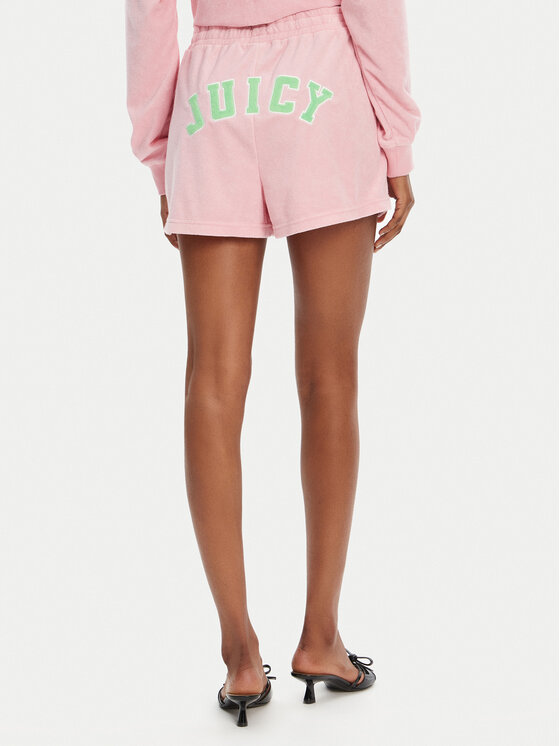 Juicy Couture Juicy Couture Športové kraťasy Perkin JCWHS125322 Ružová Relaxed Fit